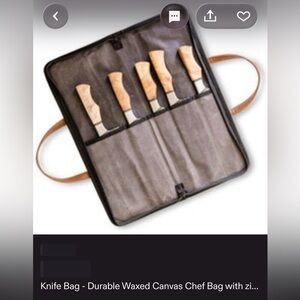 Knife Bag - waxed canvas